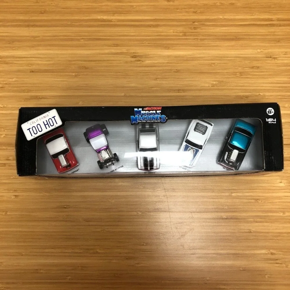 Action Muscle Machines Diecast Car Set 1:64 Kids Multicolor 5 Pack 71184